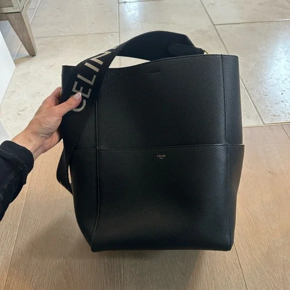 Celine Black Leather Bag - Picture 3 of 6